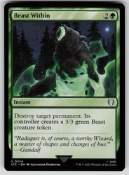 Beast Within 234 Commander: The Lord of the Rings: Tales of Middle-earth