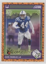2024 Panini Score-A-Treat Pumpkins Zaire Franklin #119 w7v