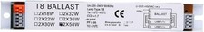 T8 220-240V AC 2x58W Wide Voltage Electronic Ballast Fluorescent Lamp Ballasts