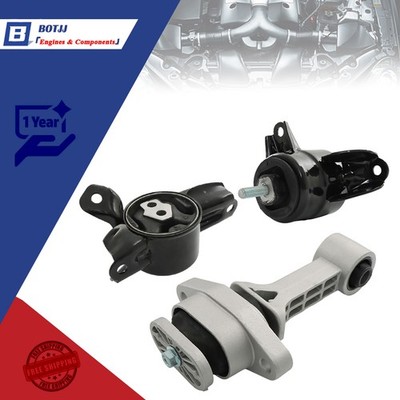 For Hyundai Accent Elantra Kia Forte Rio Set of 3 Engine Motor & Trans Mount