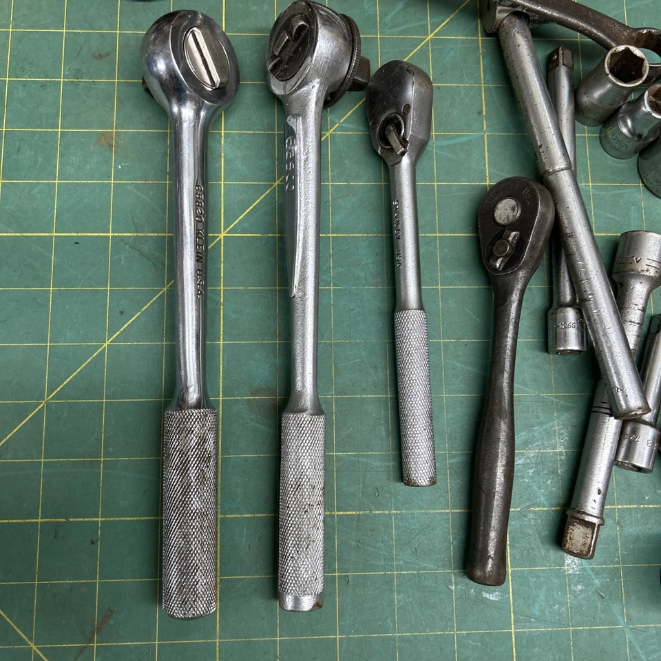 Craftsman/ S-K , Cornwell , Easco , Etc. SAE 12 Pt Wrench , Socket Lot 12 Lbs - Image 2 of 4