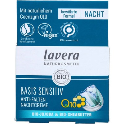 Lavera Basis Sensitiv Nachtcreme Q10 50ml - PZN 17828022