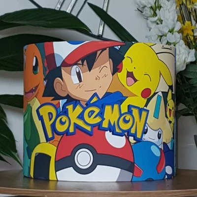 Pokemon Pikachu und Esche Decken Trommel Lampenschirm 25cm/10" - Bild 1 von 4