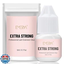 EMEDA Professional Lash Extension Glue - 0.5S/1S/2-3S/ Fast Drying/Strong Hol