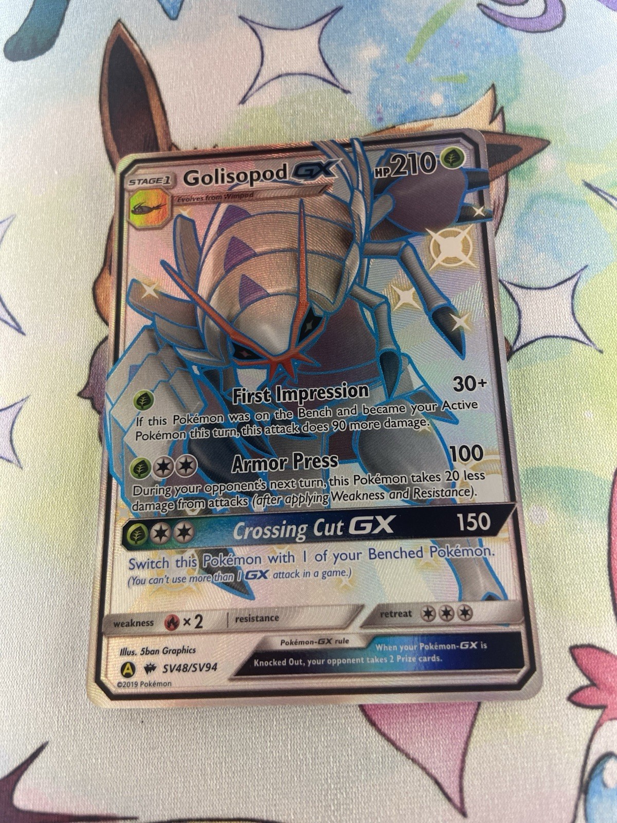 Golisopod GX #SV48Pokemon Hidden Fates