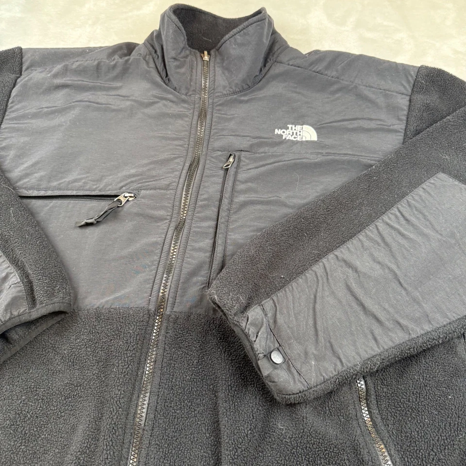 The North Face Mens Polartec Fleece Jacket Full Zip Black XL Extra Large - Image 2 of 4