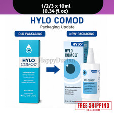 HYLO COMOD 10ml Lubricating Eye Drops Preservative Free Dry Eye Care