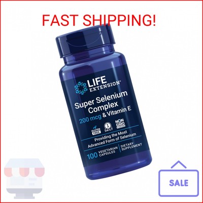Life Extension Super Selenium Complex, 200 mcg   3 Forms of Selenium, Vitamin E 