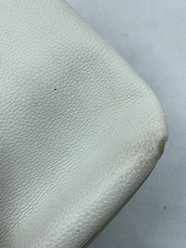 Grand sac fourre-tout bandoulière Tod's beige crème en cuir grainé certificat d'authenticité - Photo 6/13