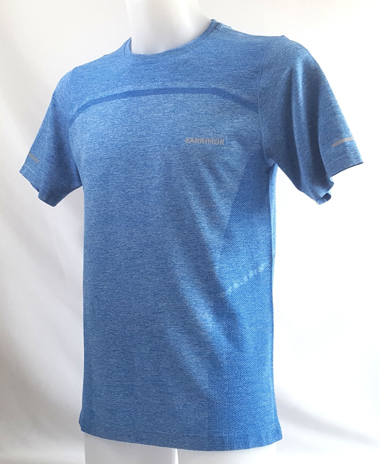 Karrimor Men's Xlite Running Top XL Blue Marl Short Sleeve Training Shirt BNWT