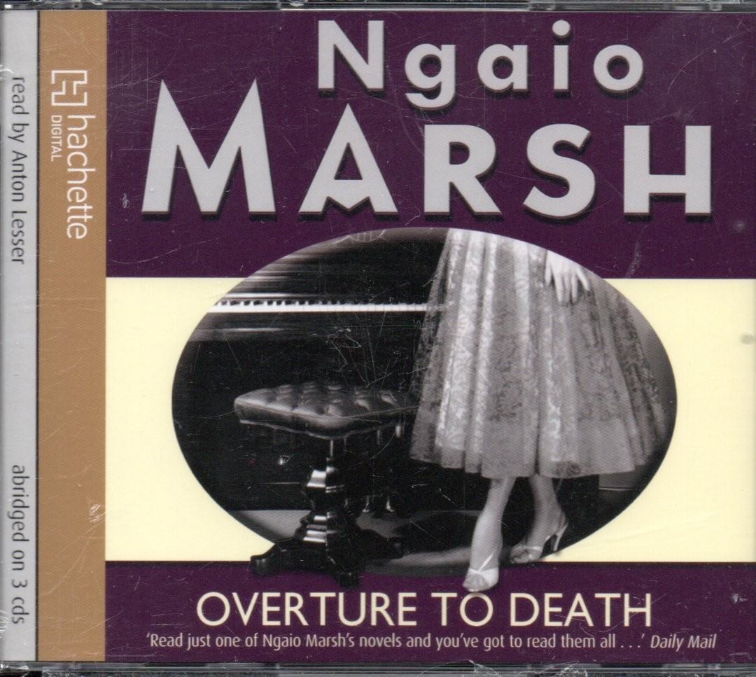OVERTURE TO DEATH by Ngaio Marsh - 3xCD Audiobook *NEW & SEALED*