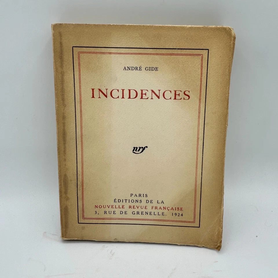 GIDE André – Incidence, 1ère édition originale, rare ex num. 52/108, 1924 - Photo 2/4