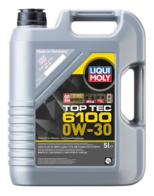 Liqui Moly Top Tec 6100 0W-30 Motoröl, 5 Liter