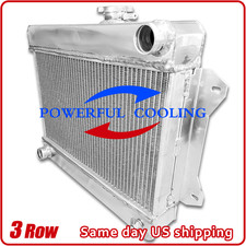 Aluminum Cooling Radiator For 1972 1973 1974 1975 Jensen Healey L4 2.0l Mt 3 Row