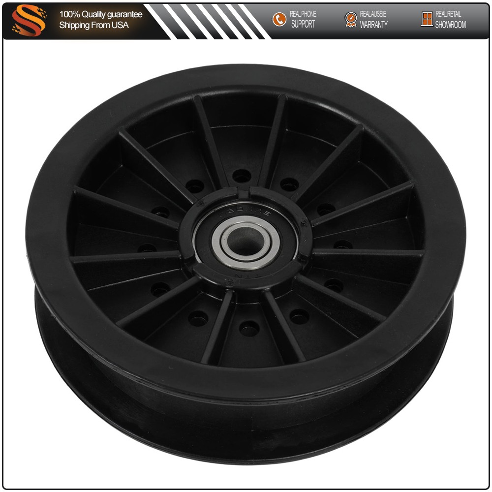 Hustler FasTrak & Mini FasTrak Mower Flat Idler Pulley 784504 5-7/8 Inch
