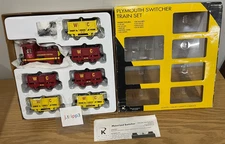 K-line K-1417 Wisconsin Plymouth Switcher Engine 6 Ore Cars O Gauge Train Set