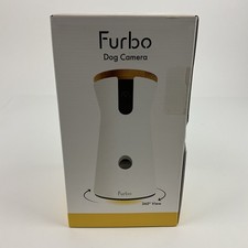Furbo 3 White Yellow 2 Way Audio Night Vision Full HD Video 360° Dog Camera