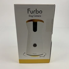 Furbo 3 White Yellow 2 Way Audio Night Vision Full HD Video 360° Dog Camera