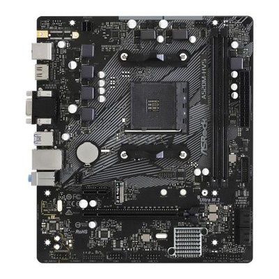 Asrock A520M-HVS Amd A520 Am4 Micro ATX 2 DDR4 VGA HDMI M.2
