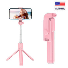 Selfie Stick Tripod with Bluetooth Remote Portable for iPhone/Android Phones US