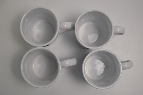 4 Williams Sonoma Dreidel Hanukkah Coffee Mugs NIB New Holiday - Picture 11 of 16