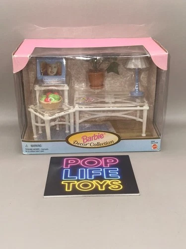 Vintage 1998 Mattel Barbie Decor Collection“Coffee Table Set” #20808 *NRFB*