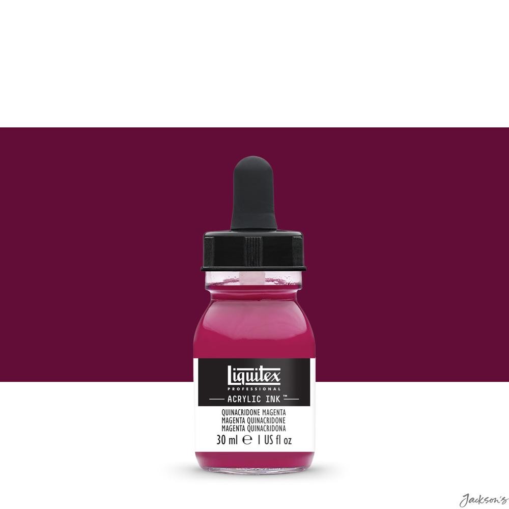 Liquitex Professional Acrylic Ink 30ml Quinacridone Magenta For Airbrush Call...
