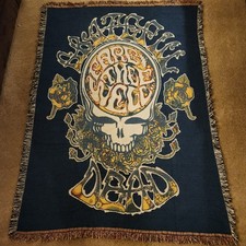 Grateful Dead GD50 Steal Your Face Fare Thee Well Tour Tapestry/Blanket/ThrowRug