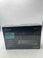 TP-Link Dual-Band Archer BE3600 Wi-Fi 7 Router 3.6 GBps Speeds Factory Sealed