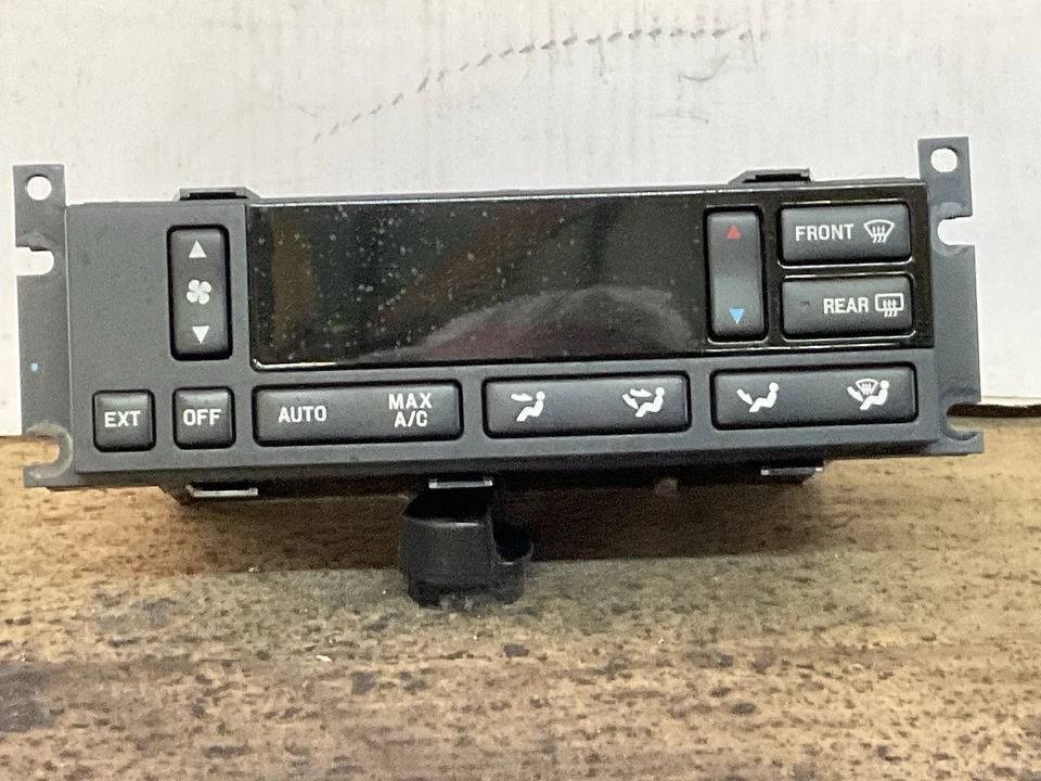 Lincoln Continental 1998-2002 calefacción aire acondicionado interruptor de control de clima pieza original digital Foto 3 de 4