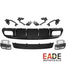 STOßSTANGE HINTEN A45 AMG LOOK GLANZ SCHWERZ HECKDIFFUSOR MERCEDES A W176 MOPF