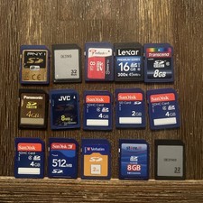 SD Card Lot  15x 