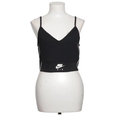 Nike Air, Crop Top, Größe: M, Schwarz, Elasthan/Polyester, Einfarbig #iTp