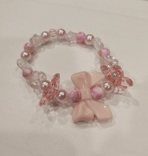 Kids Flower Bow Bracelet 16cm