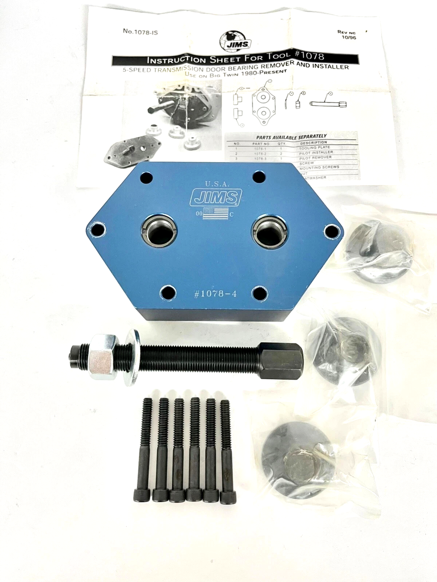 JIMS 1078 Harley 5-Speed Transmission Door Bearing Remover JIMS 1078 Harley 5-Speed Transmission Door Bearing Remover