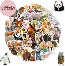 Cute Animal Water Bottle Stickers, 200 Pcs Stickers for Kids, Teens, Boys, Girls
