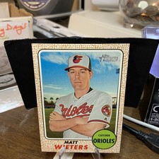 2017 Topps Heritage #74 Matt Wieters Baltimore Orioles