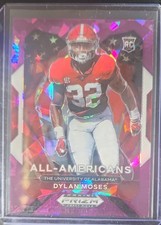 2021 Panini Prizm Draft Picks - All-American Dylan Moses #190 Purple Ice Prizm  