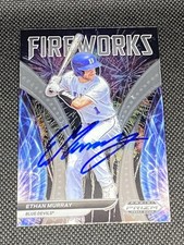 Ethan Murray Auto 2021 Panini Prizm Draft Pick Fireworks  IP Signed Autograph RC