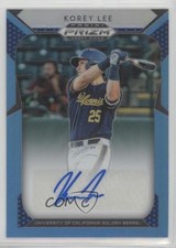 2019 Panini Prizm Draft Picks Carolina Blue 5/30 Korey Lee #63 Auto 3c2