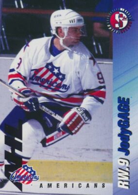 1995-96 Rochester Americans Team Issue # JODY GAGE