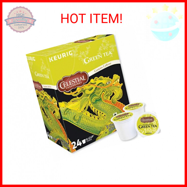 Celestial Seasonings Authentic Green Tea, K-Cup Portion Pack for Keurig K-Cup Br