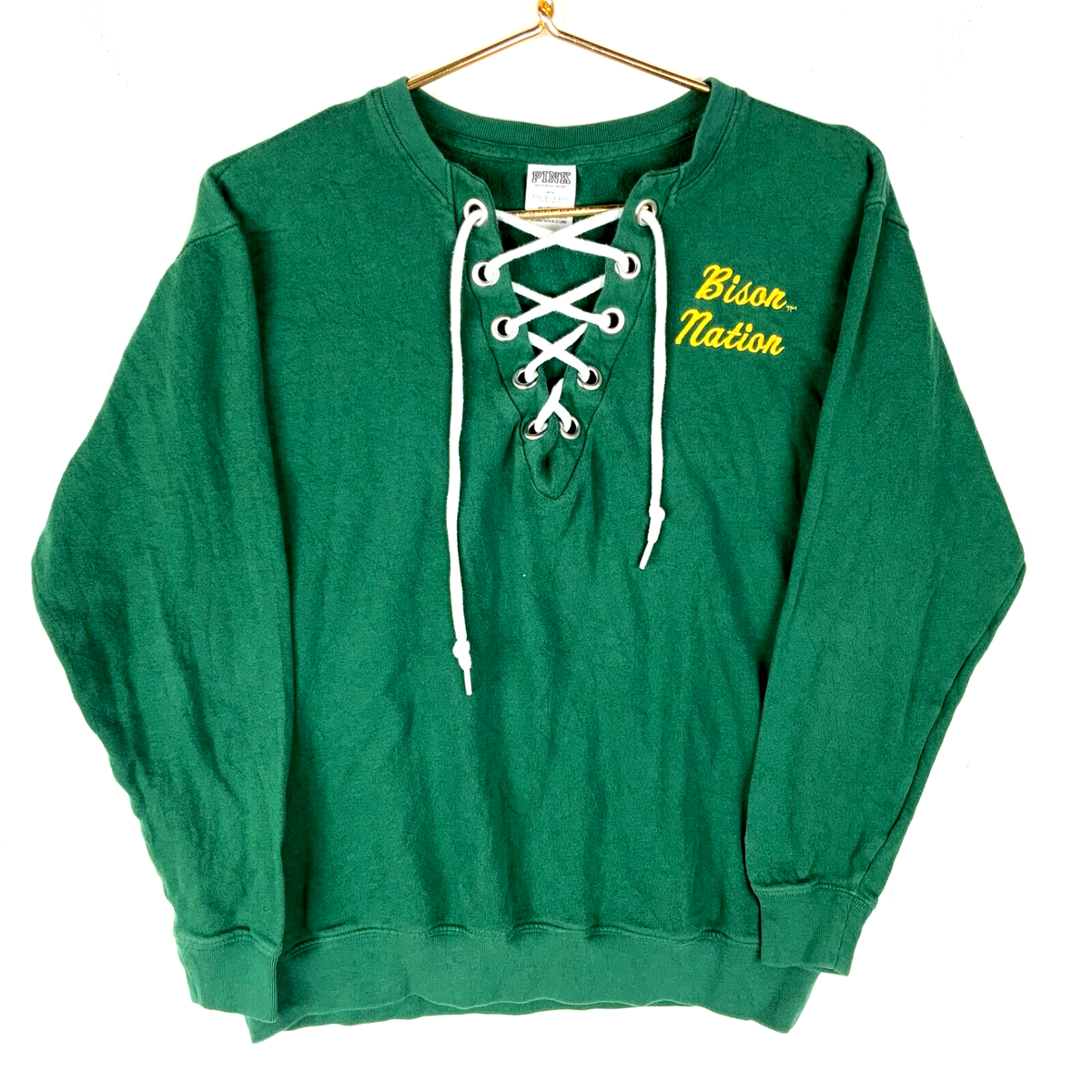 Victoria's Secret Pink Ndsu Bison Women's Sweatshirt Crewneck XS