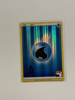Water Energy Line Holo Pokemon Prize Pack Series 1 Card FAST SHIP B*