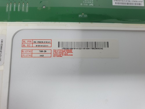 SONY PCG-9Y2M VGN-BX51XP LCD LED 15.4" Laptop Screen AU Optronics B154EW04 V.B - Picture 7 of 11