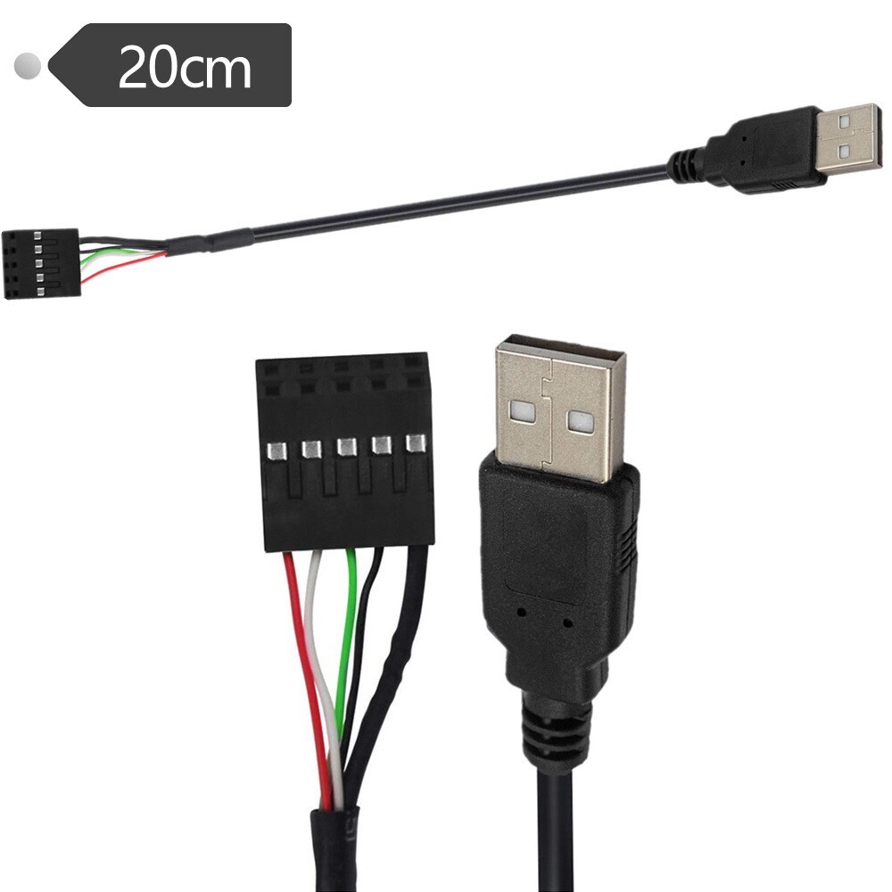 Usb Pin Header Female Usb Header 15cm USB 2.0 A Female To 9-Pin Dupont Female Header Cable ...