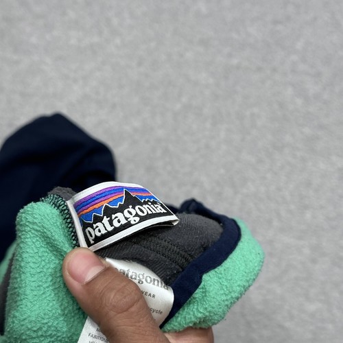 Patagonia Boys Kids Blue Micro DSnap-T Fleece Full Zip Jacket Size L (12)Stretch - Picture 5 of 14