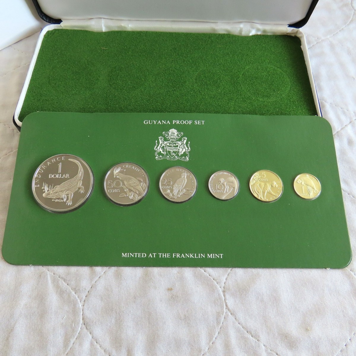 NATIONAL COINAGE OF GUYANA PROOF SET ガイアナ プルーフセット 