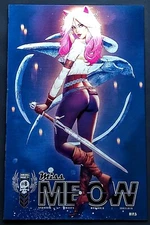 Miss Meow #8 Jenna Powell Battle Damage Trade METAL Destiny Variant MP5 LE5