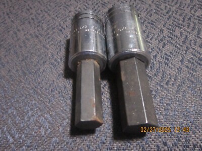 Two Proto ½  Drive Allen Sockets, Please Read Listing, No Returns